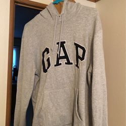 Light Grey Gap Hooded Sweatshirt