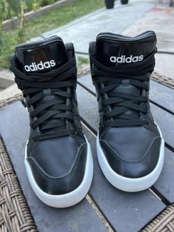 Adidas NEO Raleigh Mid Leopard High Top Sneaker Womens Sz 8.5 Black Leopard F76268 for Sale in Colorado Springs CO OfferUp