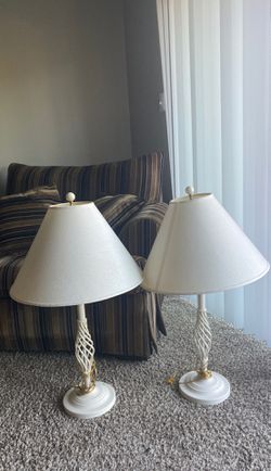 White Home Decor Lamps