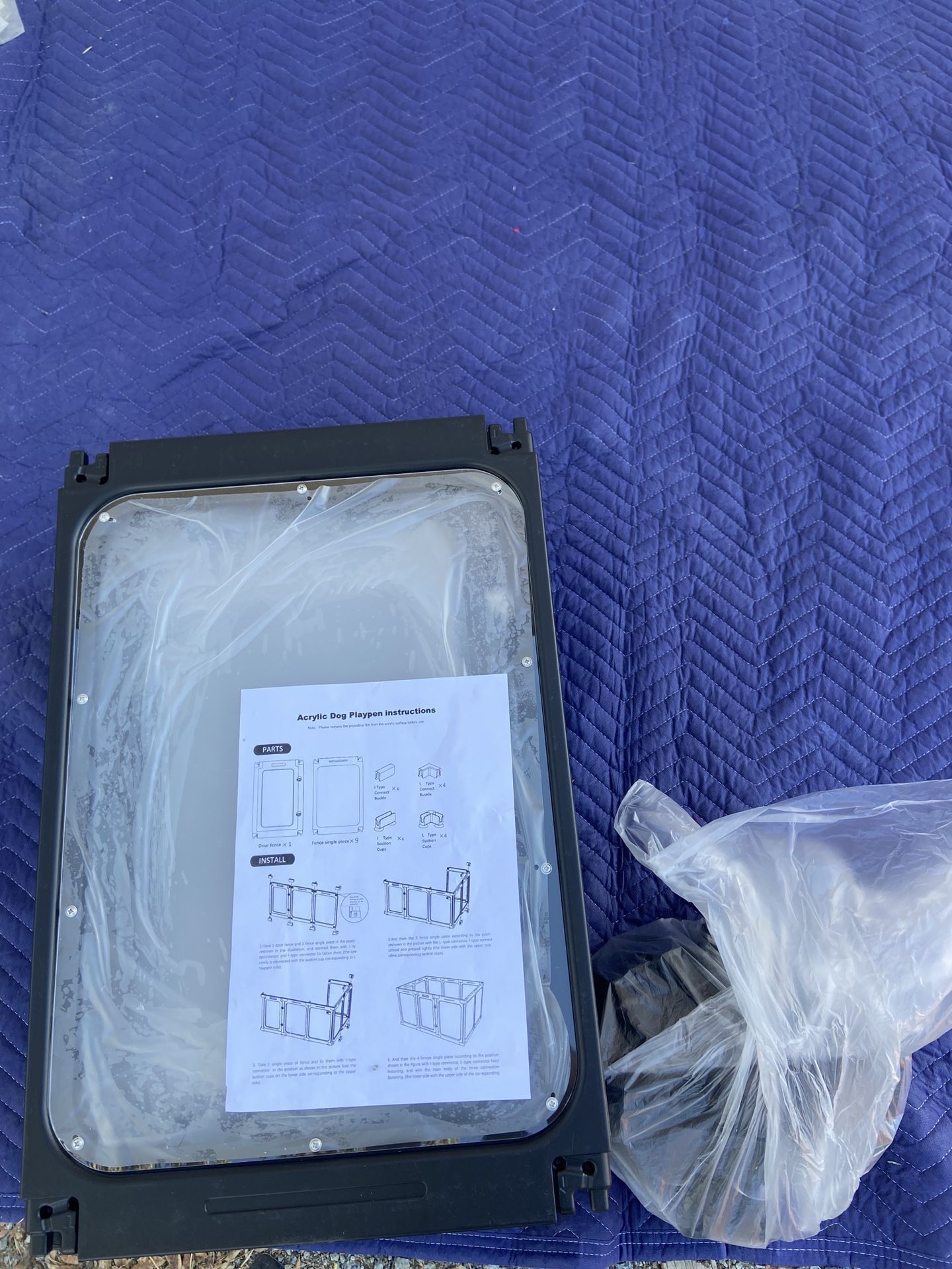 Acrylic Dog Playpen