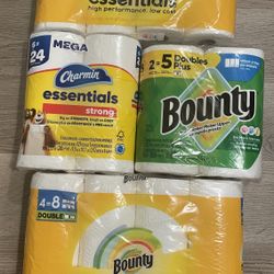 Bounty charmin bundle $20