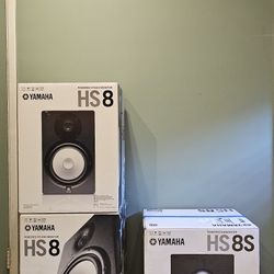 Yamaha - Powered Monitors & Subwoofer 