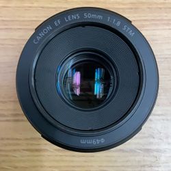 CANON EF LENS 50mm 1:1.8 STM.