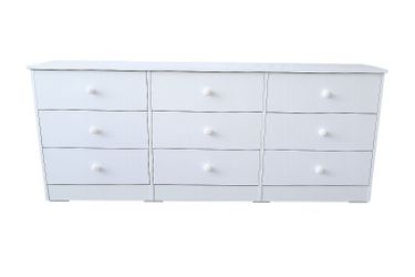 White  9 drawer drawer