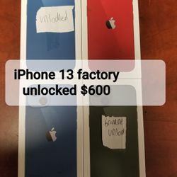 iPhone 13 Factory unlocked 