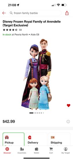 Disney Frozen Royal Family Anna, Elsa and the parents