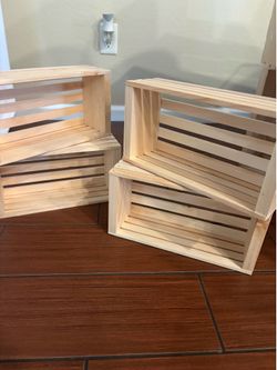 Wooden crates