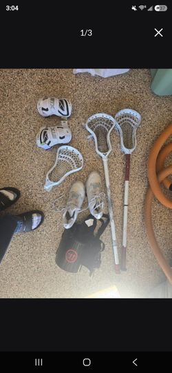Lacrosse Gear 2 Sticks, Extra Head Included