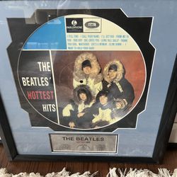 Beatles Hottest Hits  Framed Record