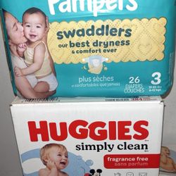 Perfect Baby Shower Gift Box Wipes & 1 PkDiapers $18
