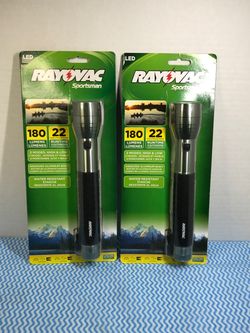 Rayovac Sportsman LED Flashlights – 2 Pack