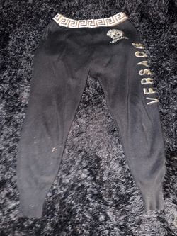 Black designer sweatpants size small