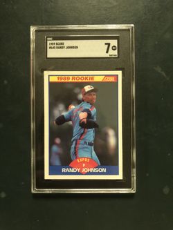Randy Johnson rookie baseball card