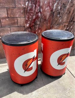 Gatorade Rolling Cooler Bins