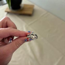 James Avery retired rope heart ring size 8