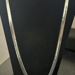 Silver Plated 30" HERRINGBONE 