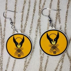 X-MEN Wolverine Fan Art Earrings 