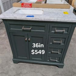 36in Bathroom Vanity With Top
