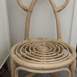 Rattan Kids Bow Chair 