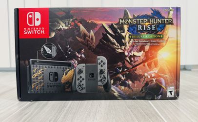 Nintendo Switch (Monster Hunter Rise) Deluxe Edition