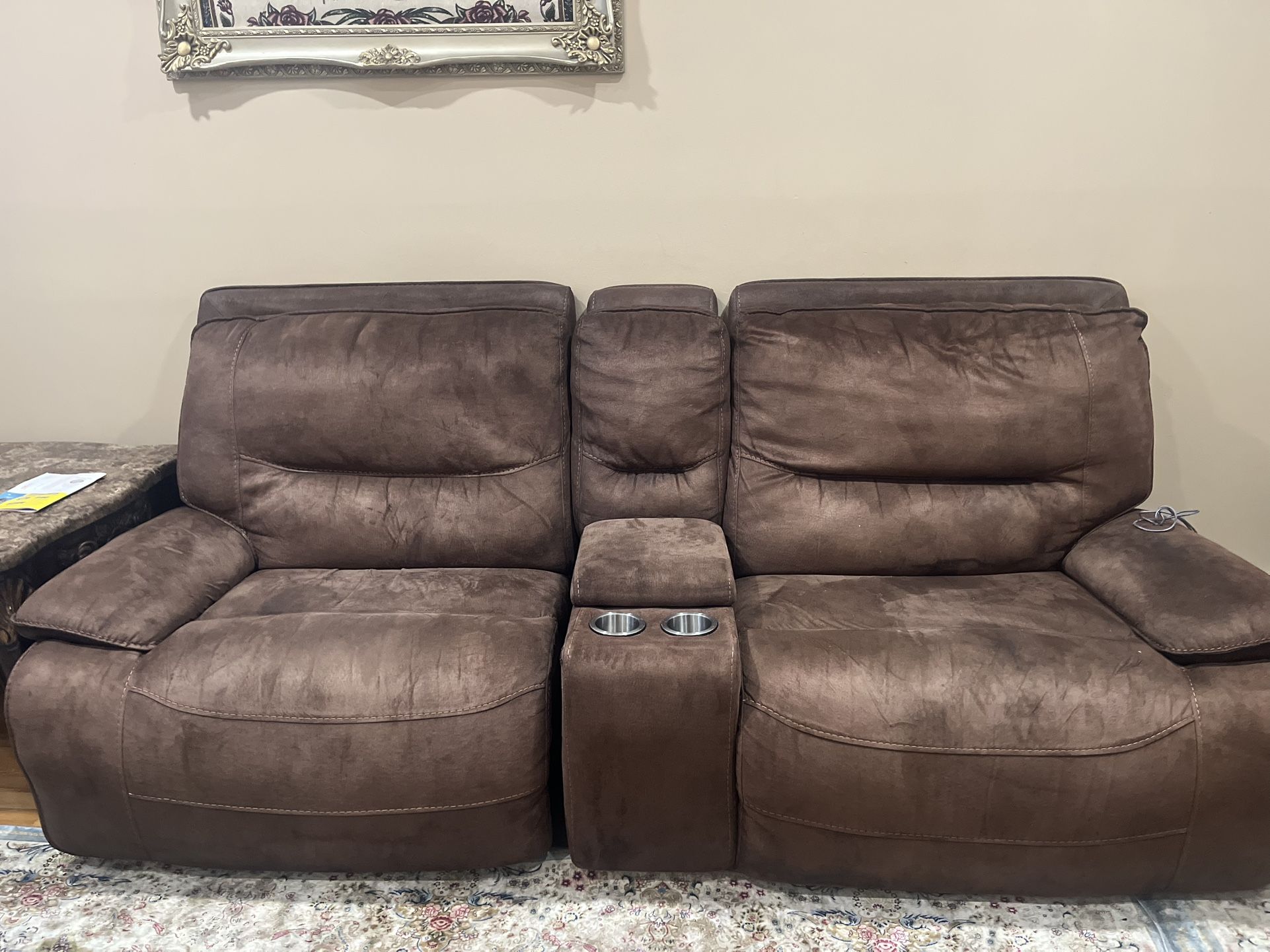 Recliner Couches Brown