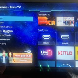 65” Hisense Roku TV