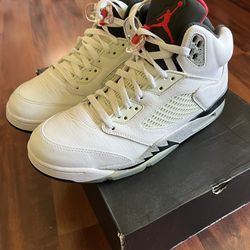 Air Jordan 5 White Cement 