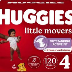 Huggies Little Movers Size 4