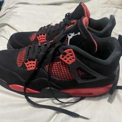 Jordan 4 Red Thunder MENS SIZE 12