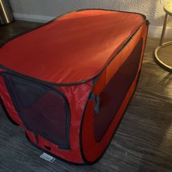 Redmon Portable Pop-Up Dog Crate Carrier ,Light-weight  Medium  42 In  