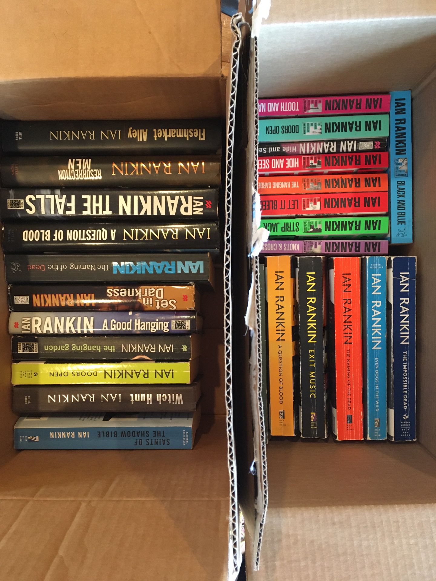 Ian Rankin John Rebus Mystery Novels, Lot, All Of Them Plus Extras To Loan , 26 Books Total
