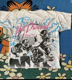 1993 single stitch neil daimond all over print tee