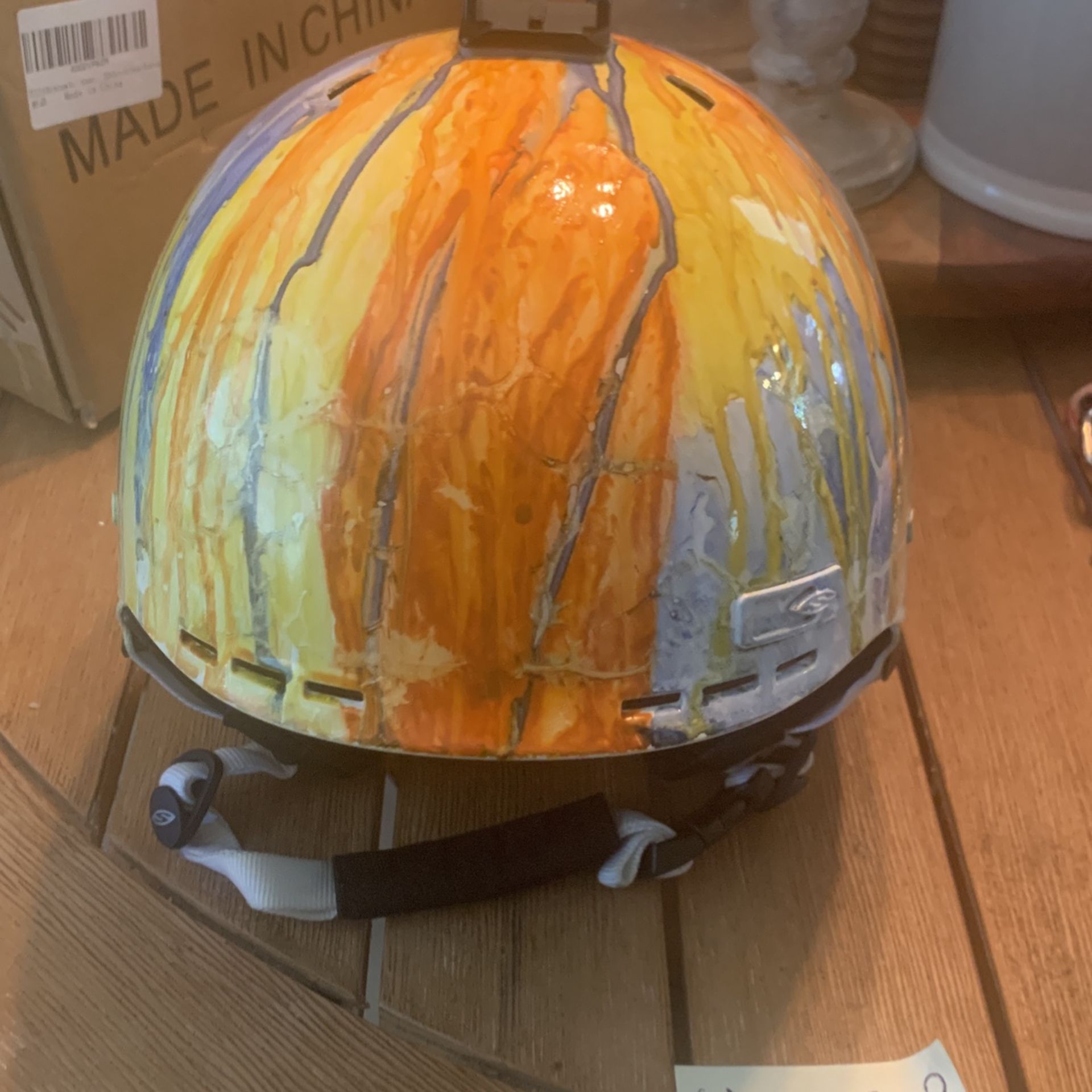 Snowboard/Skiing Custom Painted Helmet