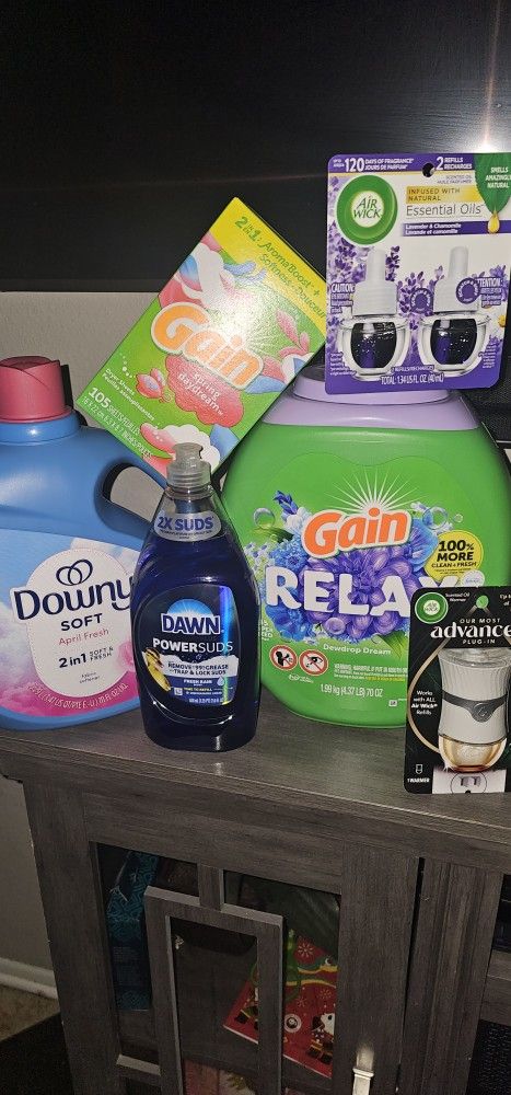 Detergent, Downy, And More