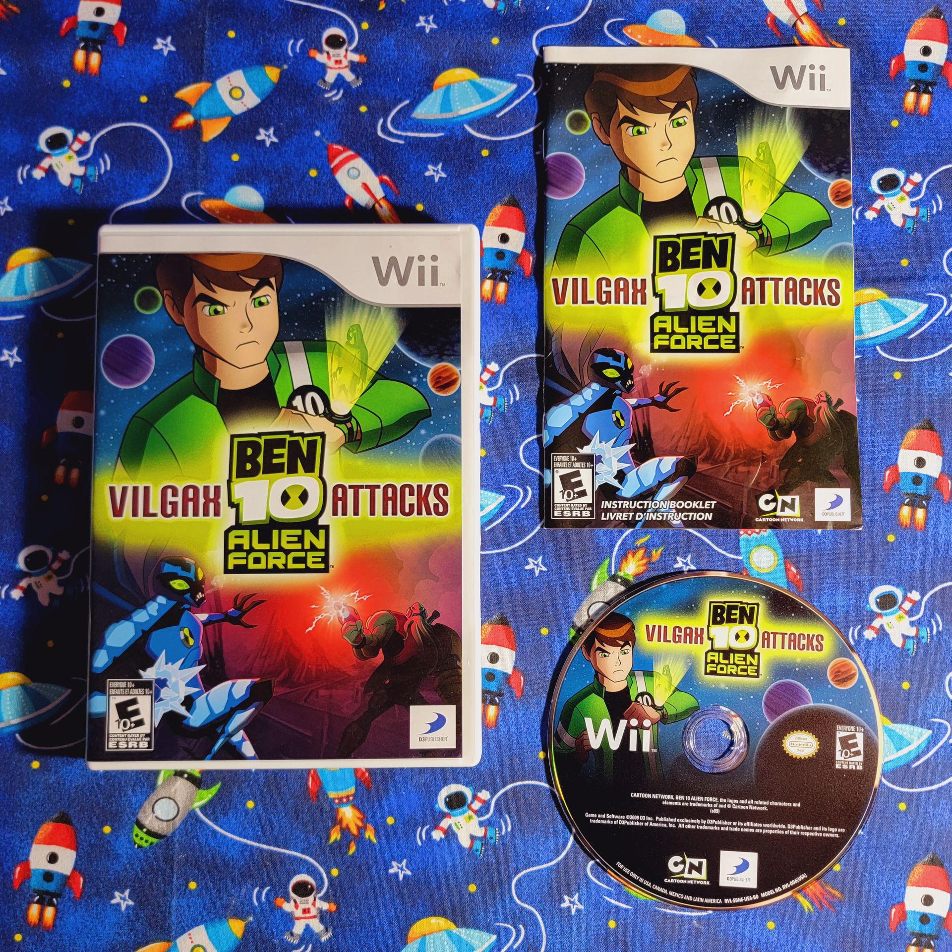 Ben 10 Alien Force Nintendo Wii Vilgax Attacks Wii U Complete CIB