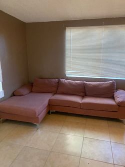 Pink couch