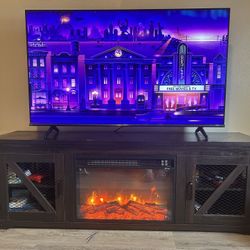Fireplace TV Stand