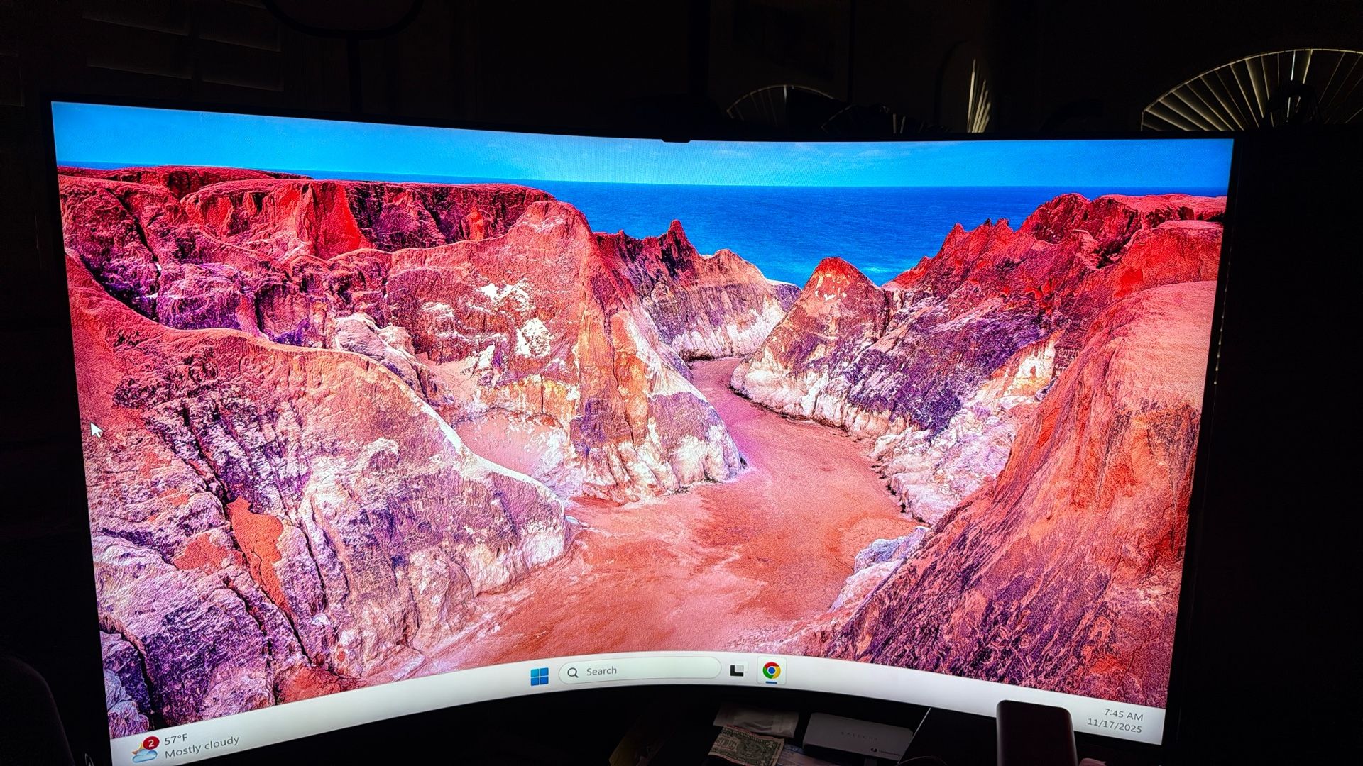 Immaculate  55inch Odyssey Gaming Monitor!