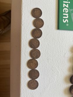9 - 1909 Indian head pennies all in really good condition $15 apiece 100 for all