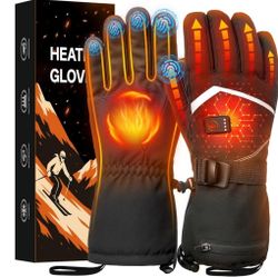 Men Glove Heated Size M