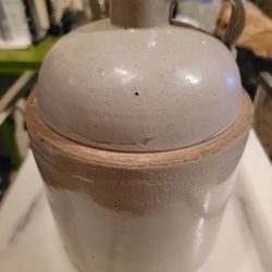 Old Stoneware Wisky Jug