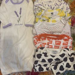 Baby Infant Pajama Nightgown Haul! 0-6 Months