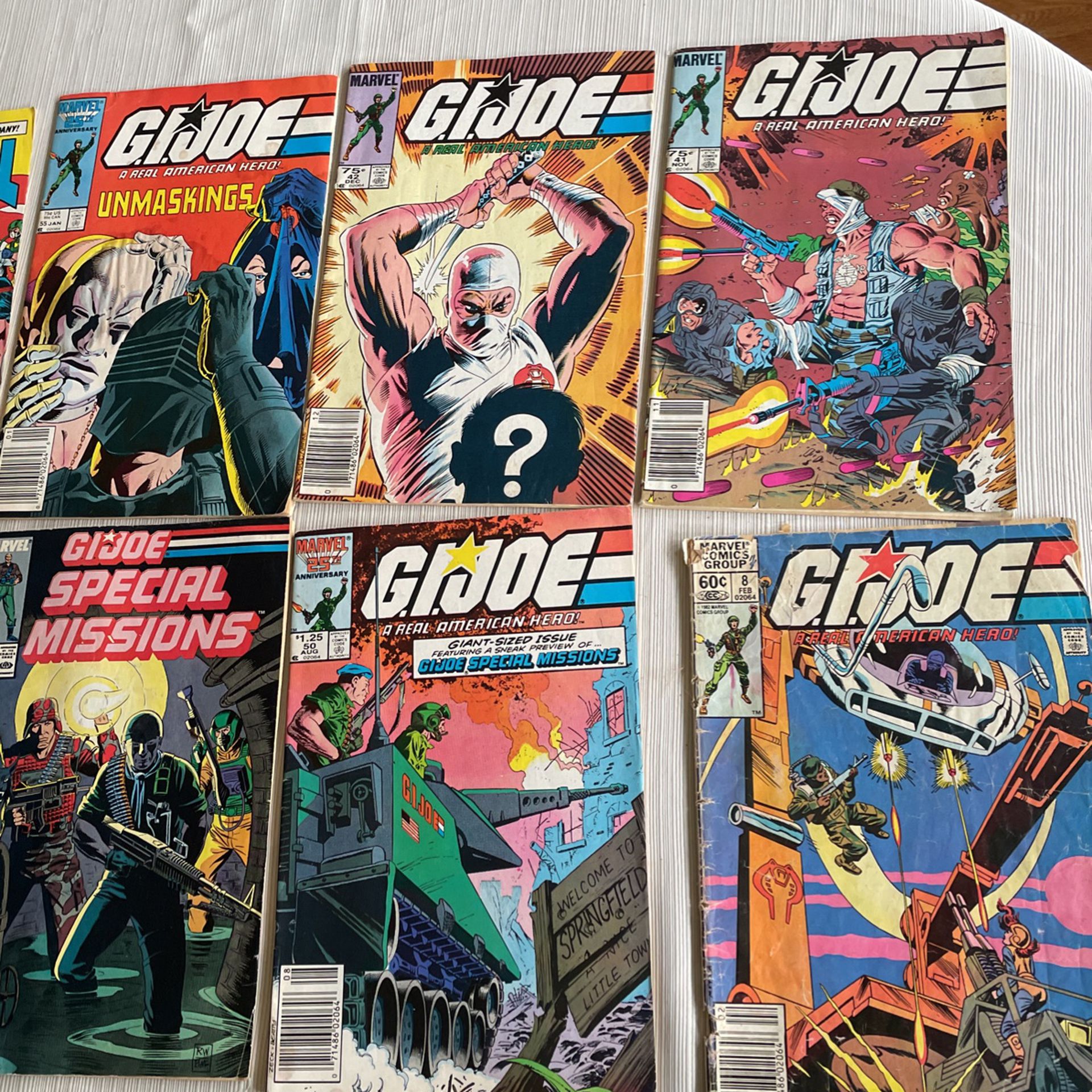GI Joe 1980s Comic Books