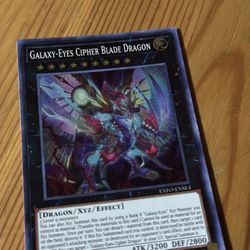 Yu-Gi-Oh Galaxy-Eyes Cipher Blade Dragon