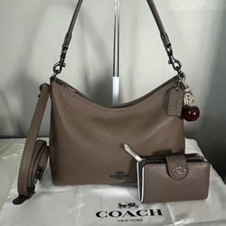 Coach Laurel Shoulder Bag And Matching Wallet 