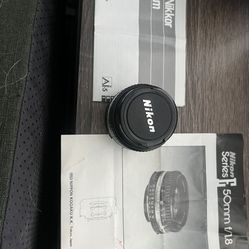 Nikon 50 Mm Lens 