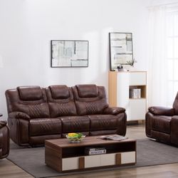 SOFA AND LOVESEAT SET - ADD THE RECLINING CHAIR FOR $299!!! JUST $10 DOWN AND 90 DAYS NO INTEREST!!!