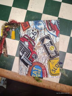 Handmade Vintage Route 66 Junk Journal – Retro Travel Memory Book 4.5x6" (56 Pages)