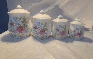 Vintage Porcelain Canisters