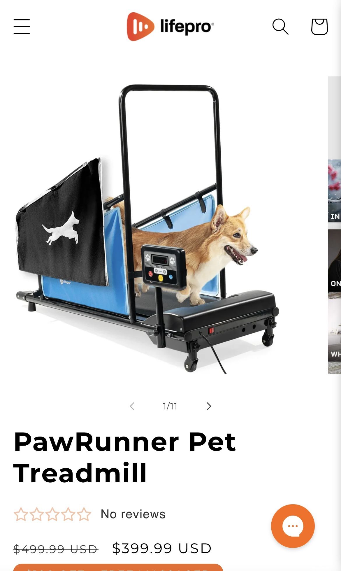 LifePro PawRunner Pet Treadmill